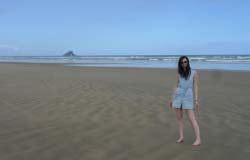 Hannah at Ninety Mile Beach