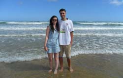 Ste & Hannah at Ninety Mile Beach