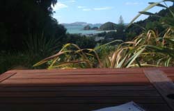 The view from where we stayed in Paihia
