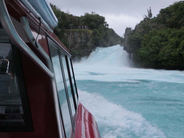 Huka Falls from the river cruise