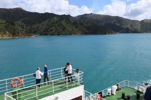 Great views on the Cook Strait ferry crossing